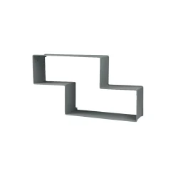 Dédal Shelf, stone grey semi matt