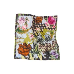 DECOUPAGETørklæde, light blue