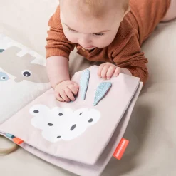 Deer Friends tummy time stofbog, colour mix