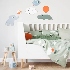 Deer Friends vægdekoration 6 stk., colour mix