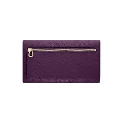 Delia bill and card case, plum