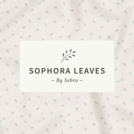 2-delt juniorsengetøj, sophora leaves