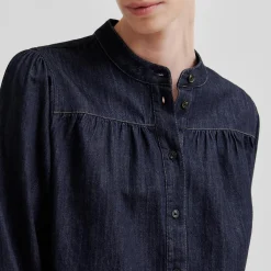 Dera Denim Shirt, dark blue denim