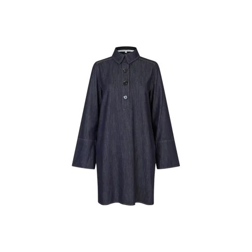 Dera Denim Tunic Dress, dark blue denim