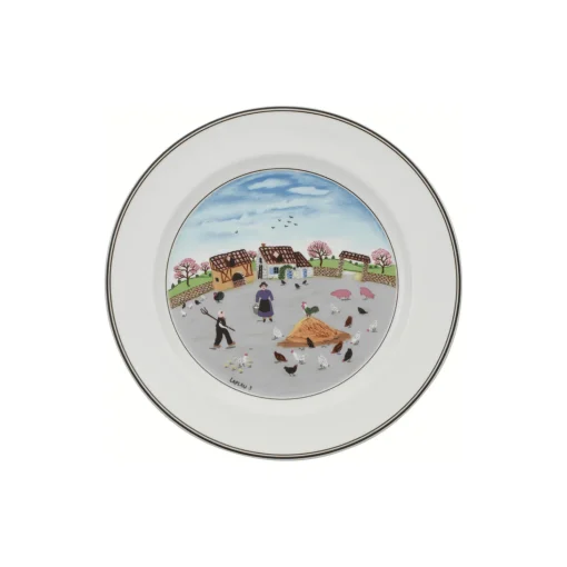 Design Naif tallerken Ø 27 cm, poultry farm