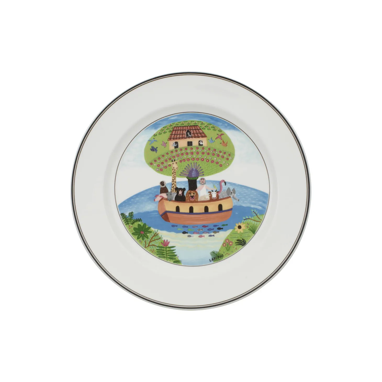 Design Naif tallerken Ø 27 cm, Noah's ark