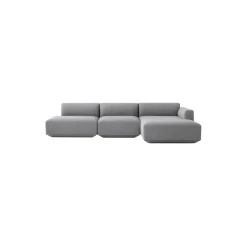 Develius modulsofa J, lysegrå
