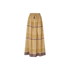 DiamondLL Maxi Skirt, mustard