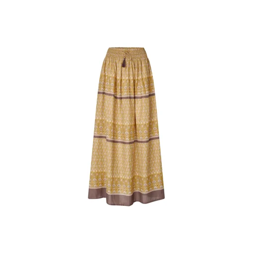 DiamondLL Maxi Skirt, mustard