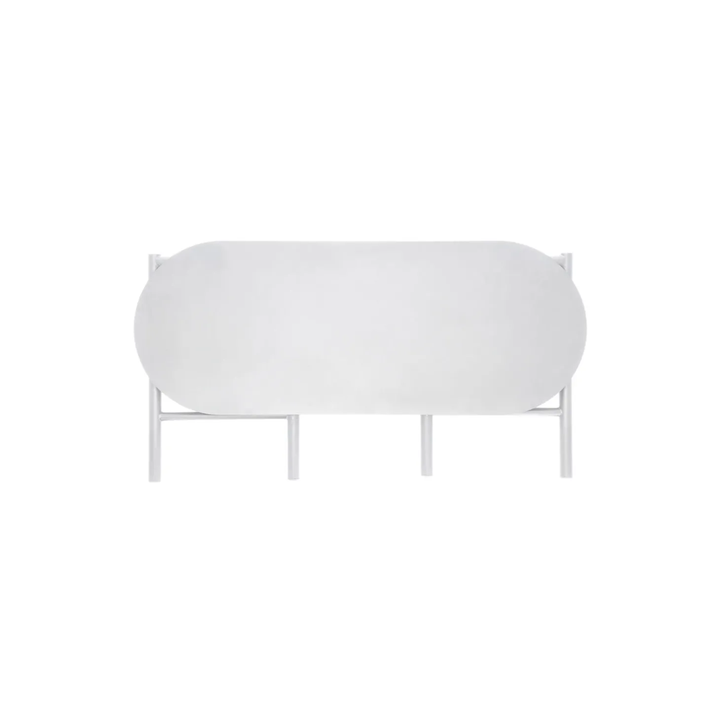 Disc bænk, soft grey