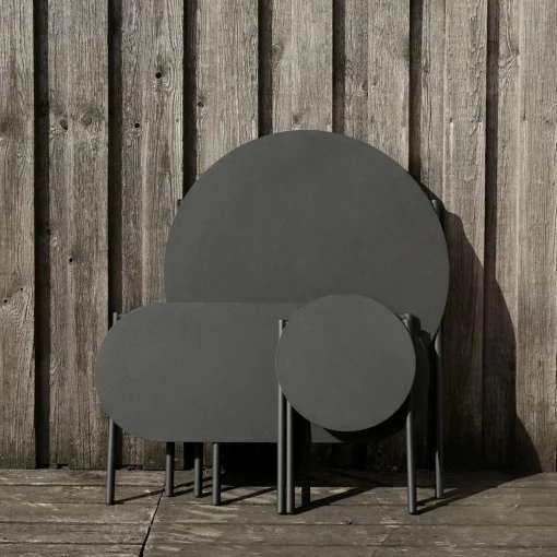 Disc skammel, black