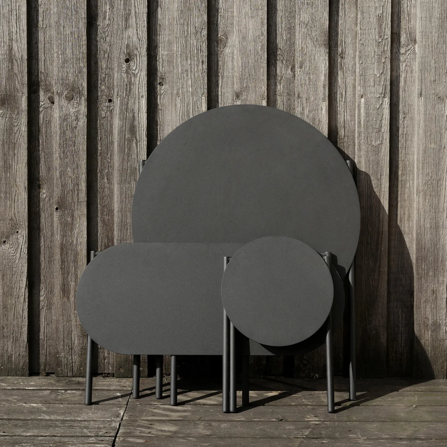 Disc skammel, black