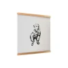 Display SINGLE, olieret eg