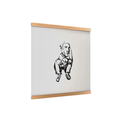 Display SINGLE, olieret eg