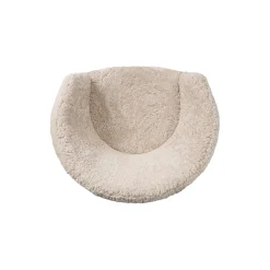 Ditzel loungestol, hvid/sortlakeret eg