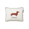 Dog Pillow, lt beige multi