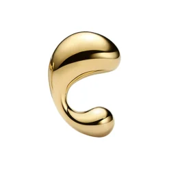 Dolphin Pool Stud Left, gold