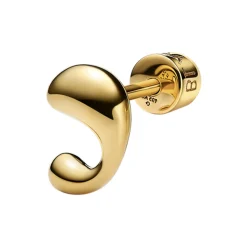 Dolphin Pool Stud Right, gold