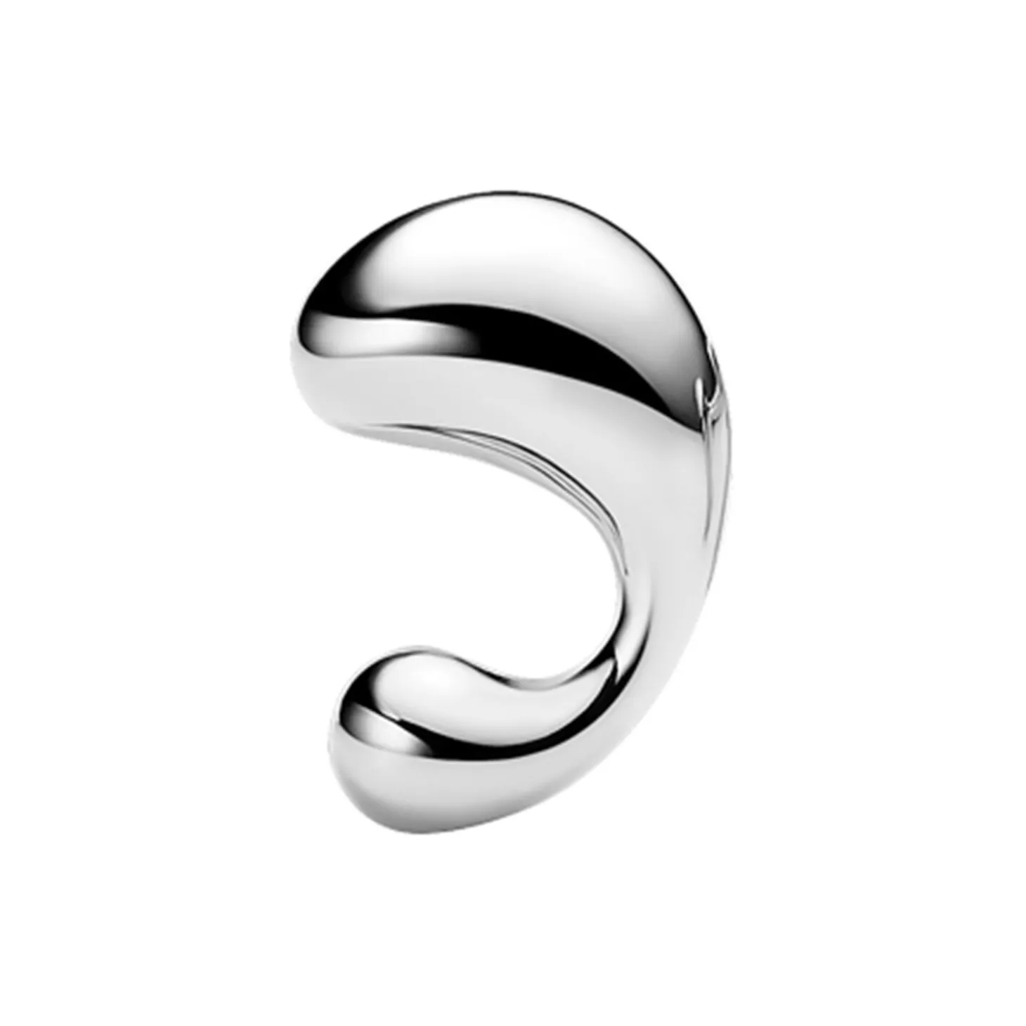 Dolphin Pool Stud Right, silver