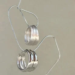 Dome Satin Hoops