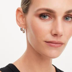 Dome Satin Hoops