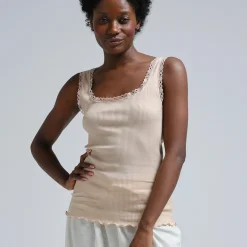 Donna Top, rosie beige