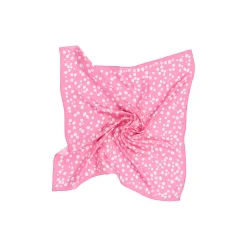 DOTS tørklæde, pink/white