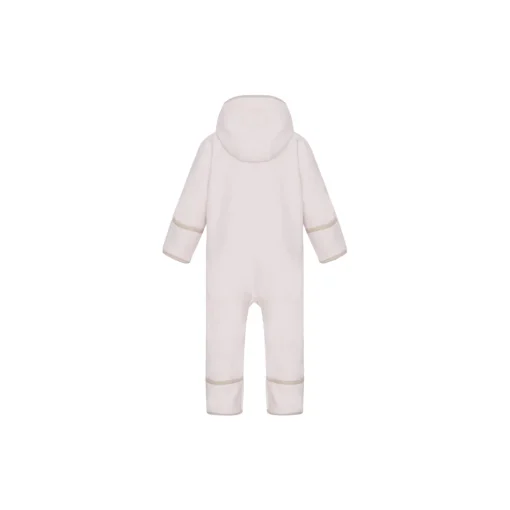 Doubleface Fleece Babysuit, rose powder/kit
