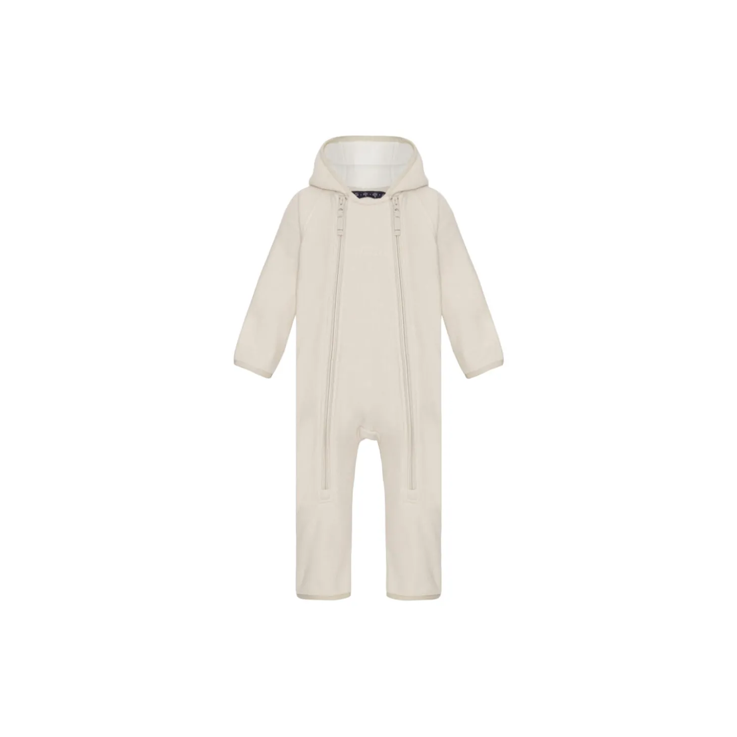 Doubleface Fleece Babysuit, kit/vanilla