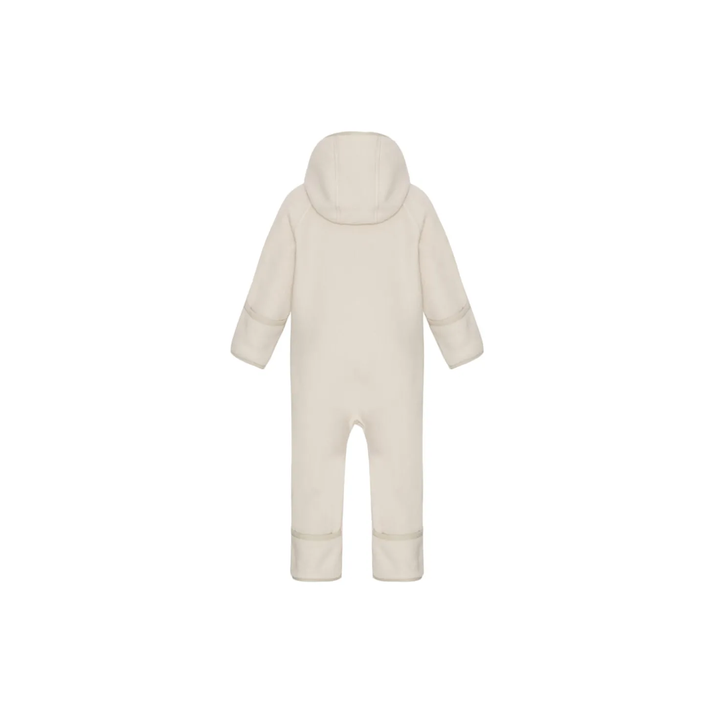 Doubleface Fleece Babysuit, kit/vanilla