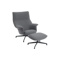 Doze Lounge Chair with Swivel Base, ocean/anthracite black