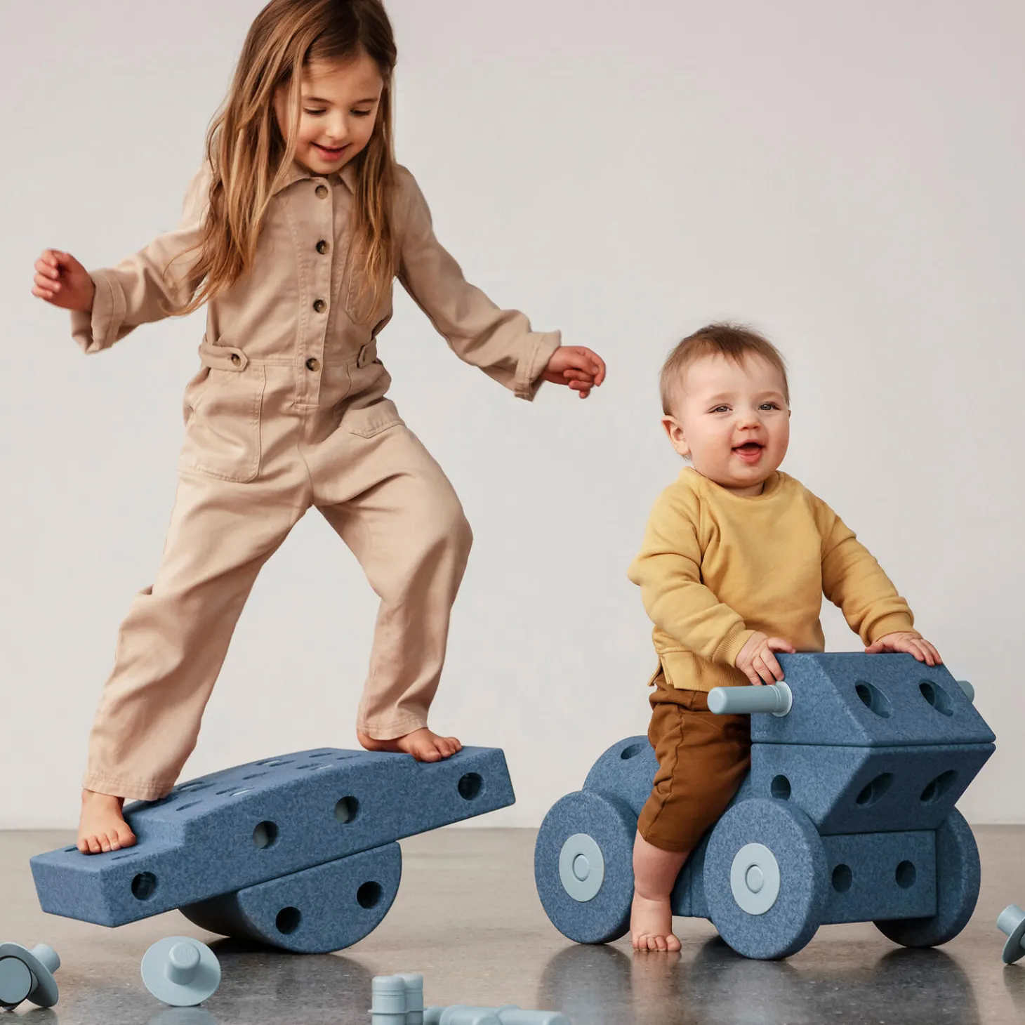 Dreamer sæt, deep blue/sky blue