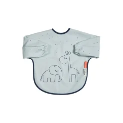 Dreamy Dots hagesmæk med ærmer, blå