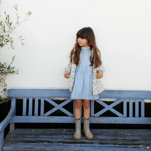 Dress Elma, 1048 blue stripes
