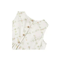 Dress Luise, 9426 ivory cheked flowers