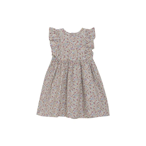 Dress SS Liberty Fabric, sepia rose