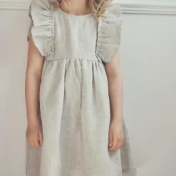 Dress SS Linen, antique white