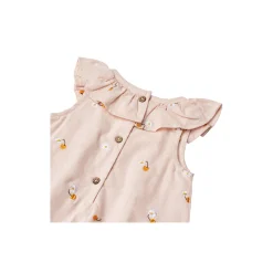 Dress Suit Ingeborg, 9435 powder yellow cherries