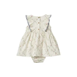 Dress Suit Lace Sofia, 9426 ivory checked flowers