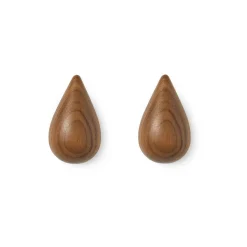Dropit knage 2 stk., walnut