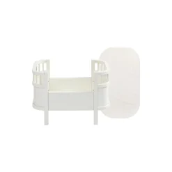 Dukkeseng med madras, classic white