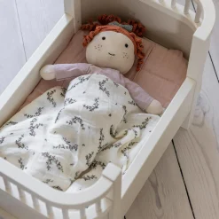 Dukkeseng med madras, classic white