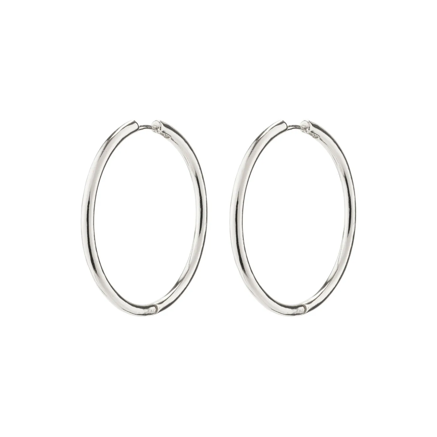 EANNA recycled maxi hoops, sølvbelagt
