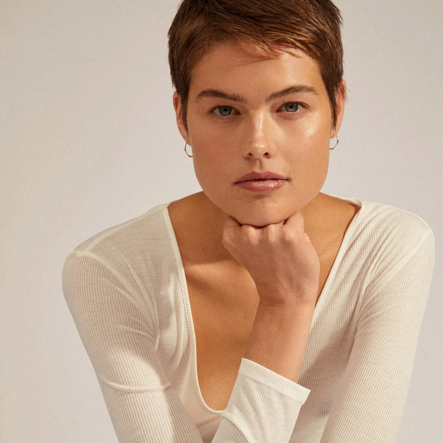 EANNA recycled medium hoops, sølvbelagt