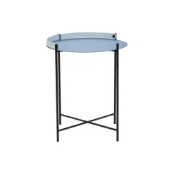 EDGE bakkebord, pigeon blue/white