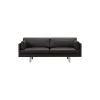 EJ220 2 pers. sofa, dark brown