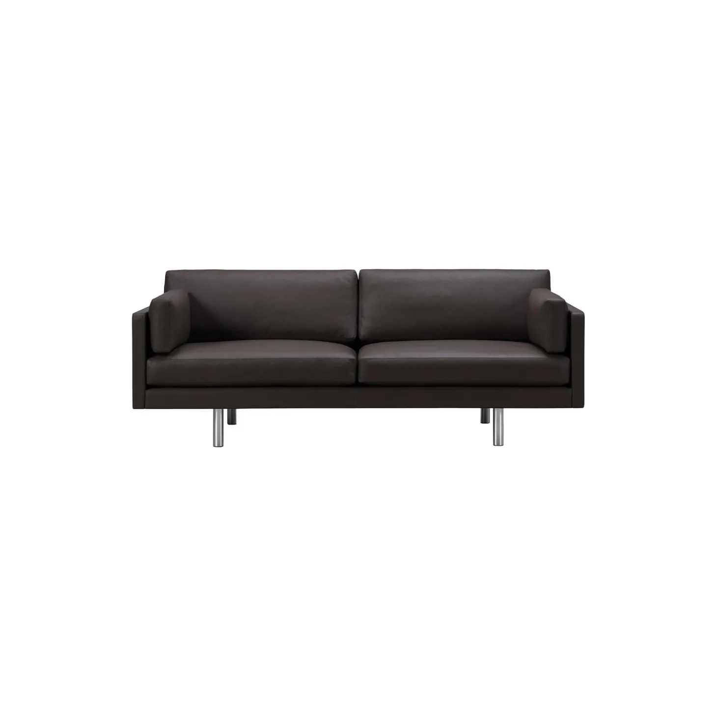 EJ220 2 pers. sofa, dark brown