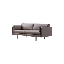 EJ220 2 pers. sofa, dark clay