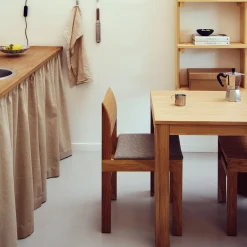 Element Table, matt lacquered oak