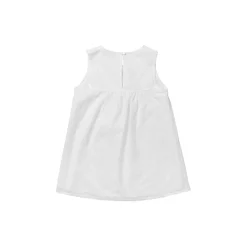 Elinor Dress, white dot